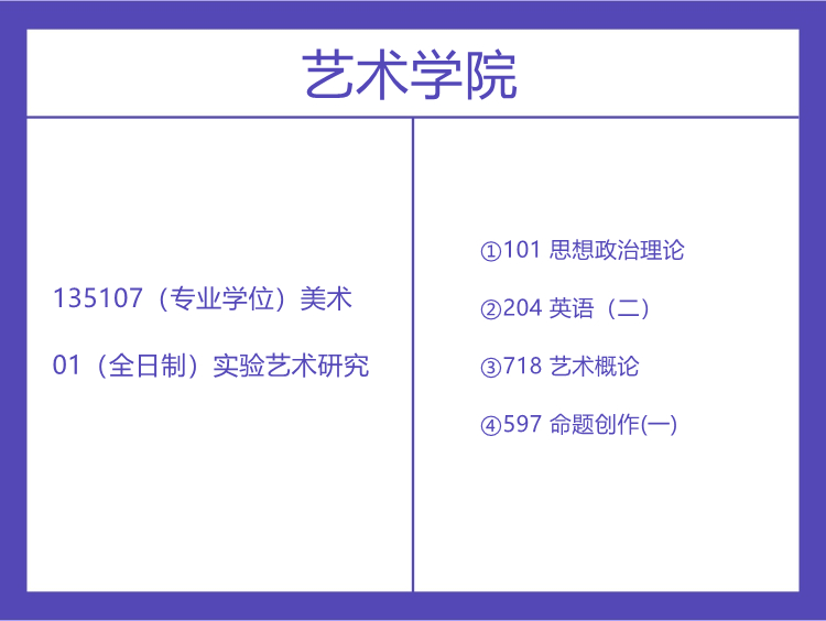 湘潭大学2022年艺术硕士考试科目